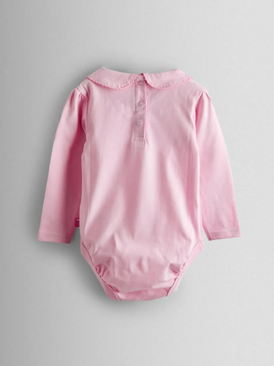 Jojo Maman Bébé Pink 2-Pack Ditsy Floral Peter Pan Bodies New