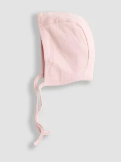 Jojo Maman Bébé Pink 2-Pack Pointelle Bonnets Discount