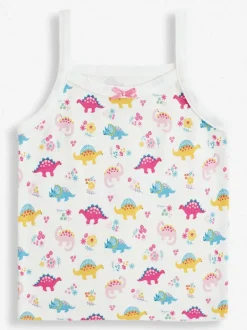 Jojo Maman Bébé 3-Pack Vest Set Pink