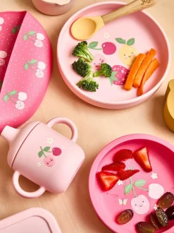 Jojo Maman Bébé Printed Silicone Mealtime Set Clearance