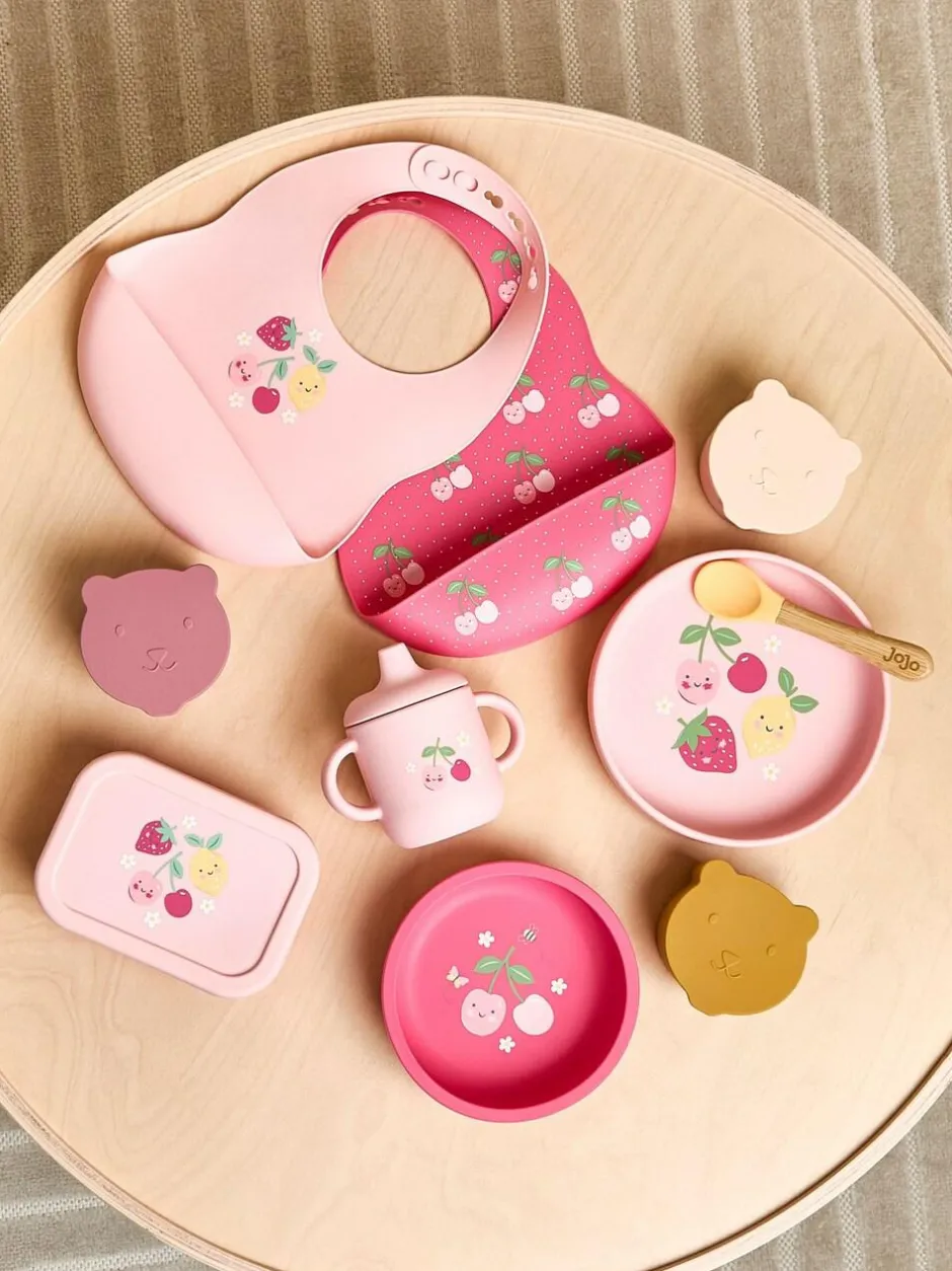 Jojo Maman Bébé Printed Silicone Mealtime Set Clearance