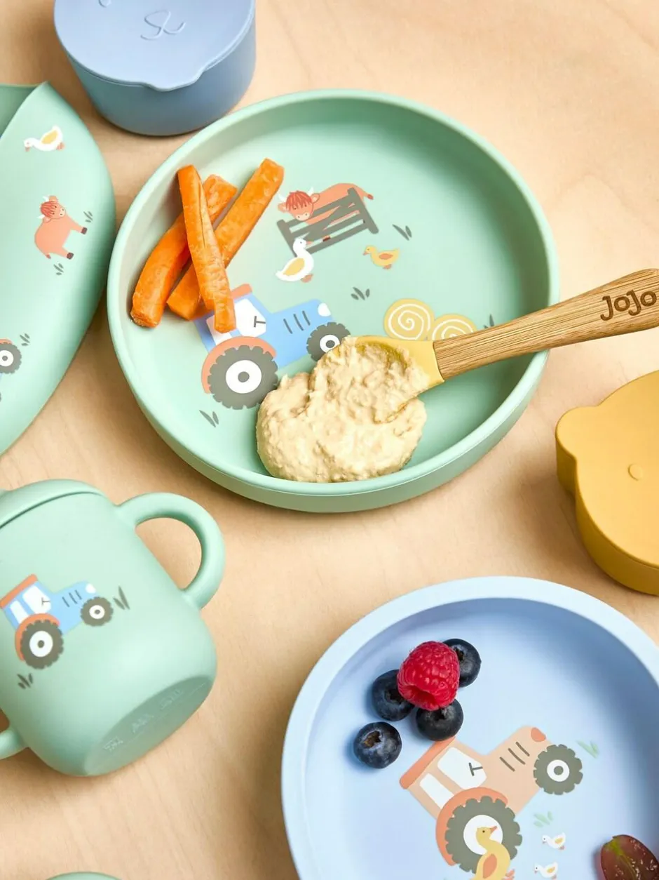 Jojo Maman Bébé Printed Silicone Mealtime Set Outlet