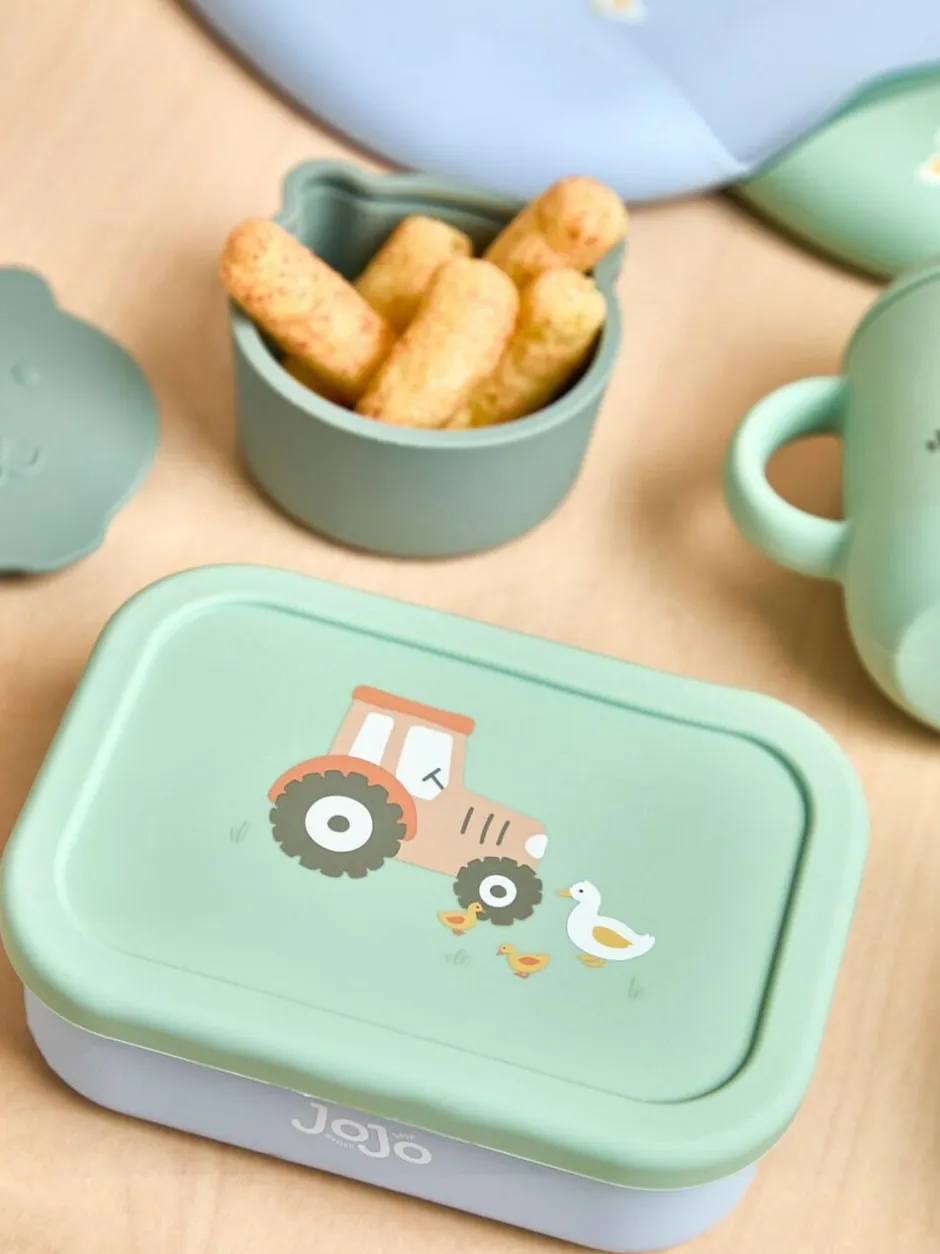 Jojo Maman Bébé Printed Square Silicone Lunch Box Sale