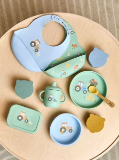 Jojo Maman Bébé Printed Square Silicone Lunch Box Sale