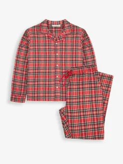 Jojo Maman Bébé Red Men's Tartan Pyjama Set Hot