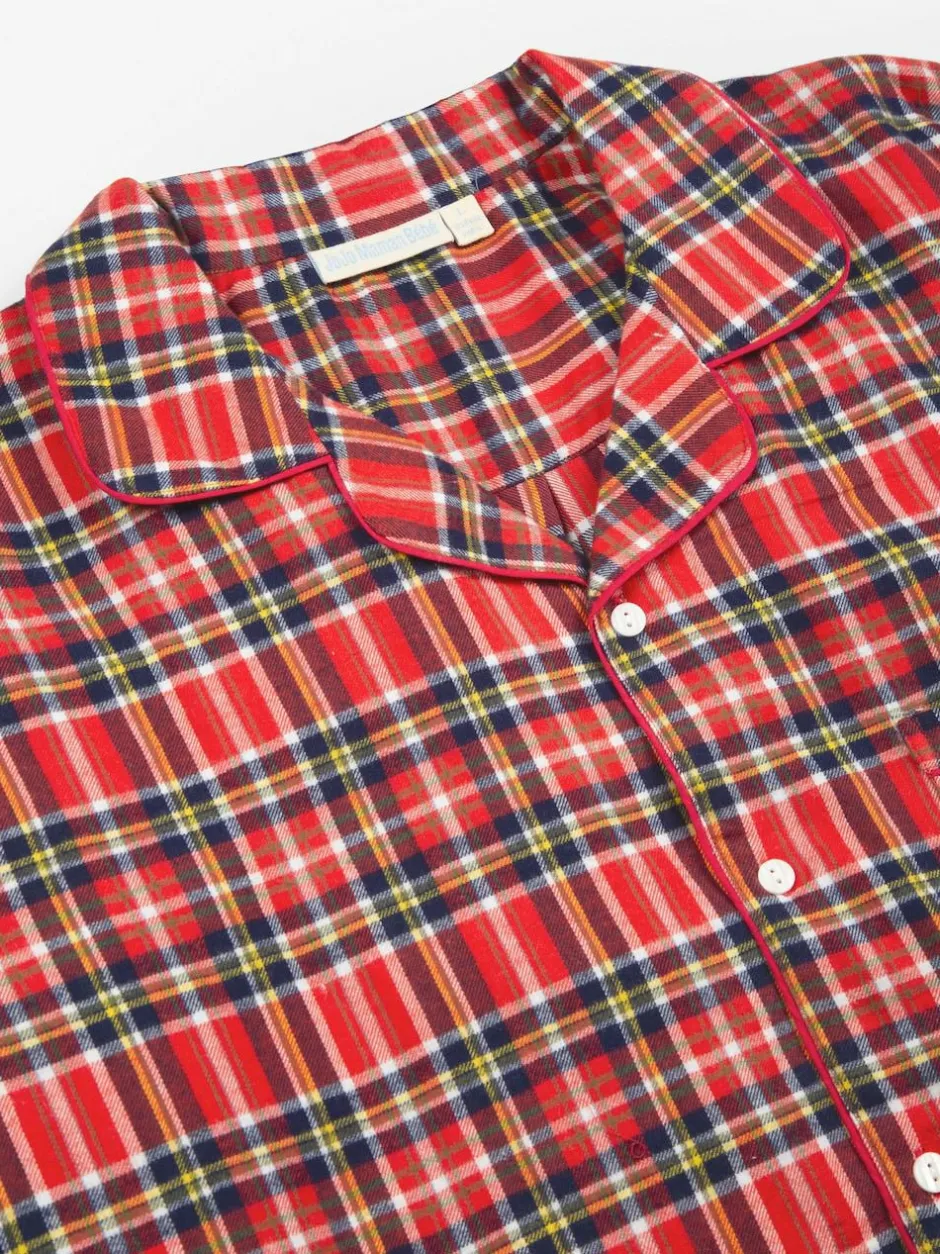 Jojo Maman Bébé Red Men's Tartan Pyjama Set Hot