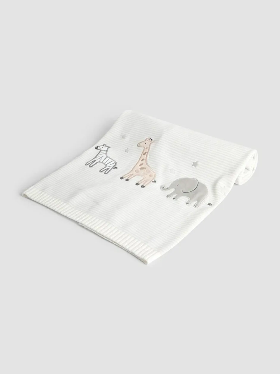 Jojo Maman Bébé Welcome Little One Embroidered Shawl Sale