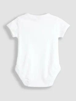 Jojo Maman Bébé White Born In 2025 Embroidered Body Hot