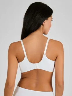 Jojo Maman Bébé Microfibre Moulded Maternity & Nursing Bra White Clearance