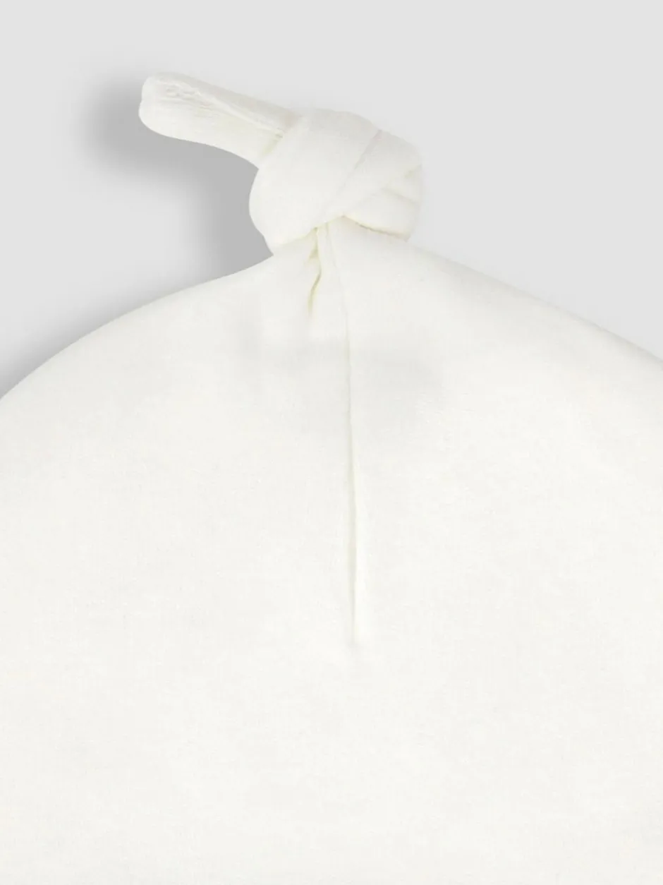 Jojo Maman Bébé Embroidered Cotton Baby Hat White Strawberry Best