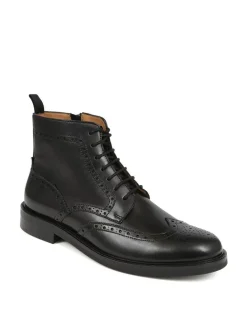 Jones Bootmaker Fletcher Leather Boots Black Sale