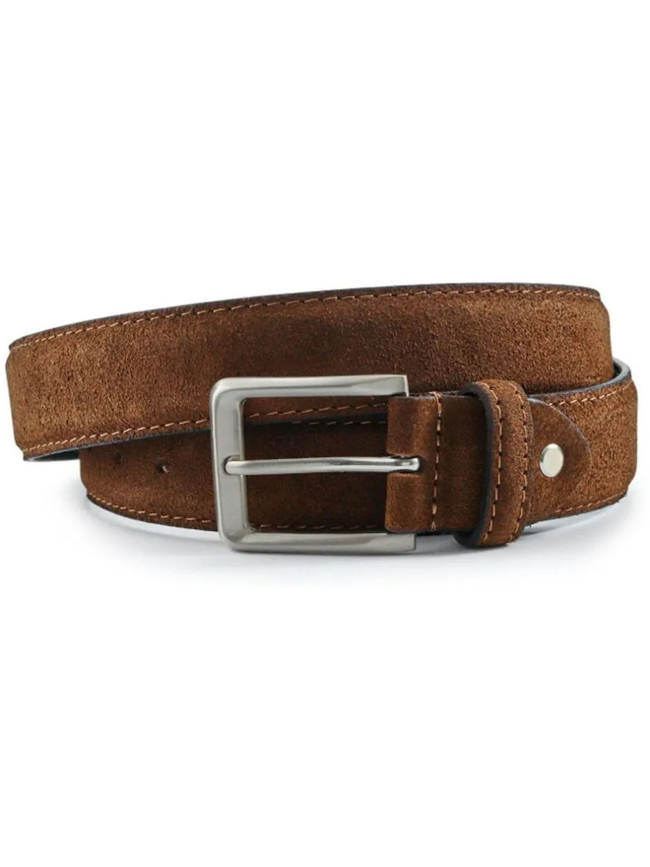Jones Bootmaker Unison Leather Belt Brown New