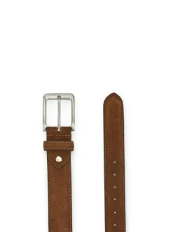 Jones Bootmaker Unison Leather Belt Brown New