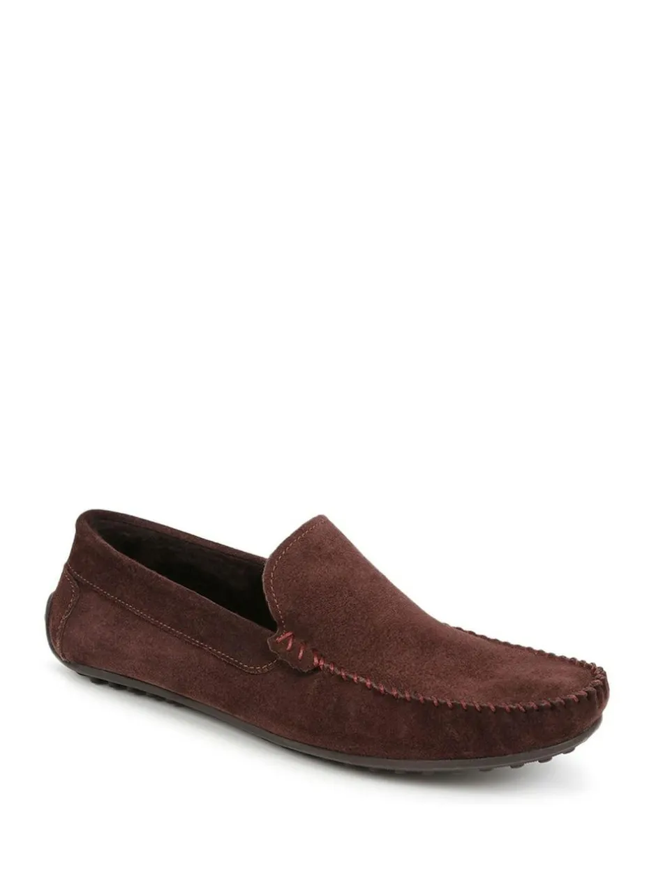 Jones Bootmaker Zain Suede Slippers Brown New