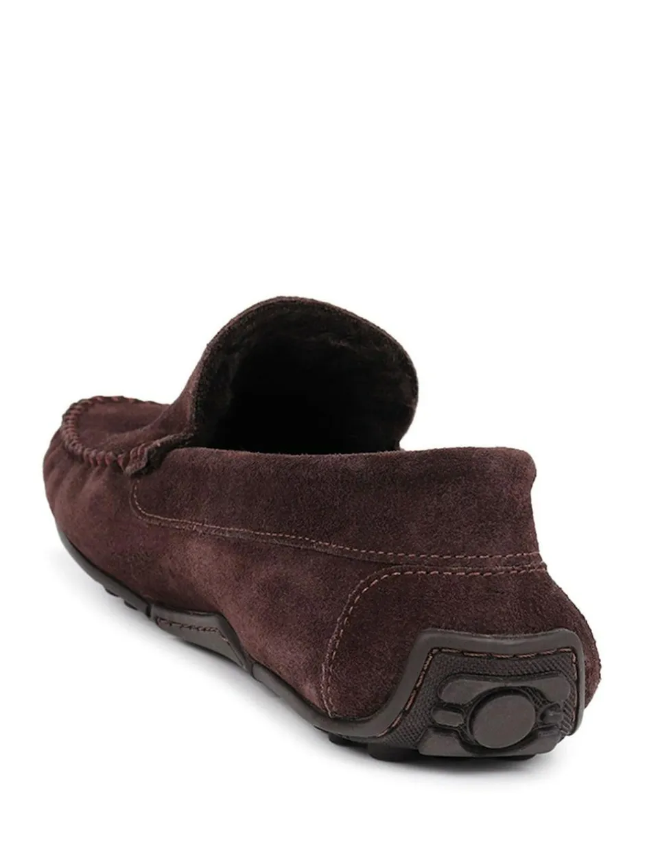 Jones Bootmaker Zain Suede Slippers Brown New