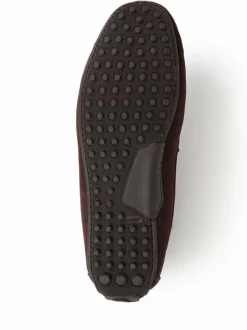 Jones Bootmaker Zain Suede Slippers Brown New
