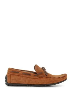 Jones Bootmaker Zeke Leather Full Slippers Brown Hot