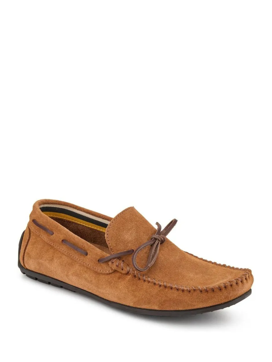 Jones Bootmaker Zeke Leather Full Slippers Brown Hot