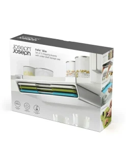 Joseph Joseph 3 Piece Black Folio™ Slim Under-shelf Chopping Board Set Online