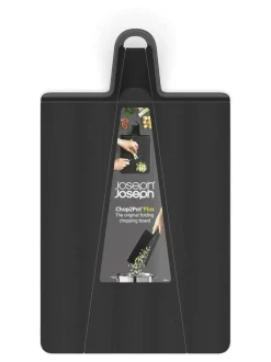 Joseph Joseph Black Chop2Pot Plus Folding Chopping Board (Large) New