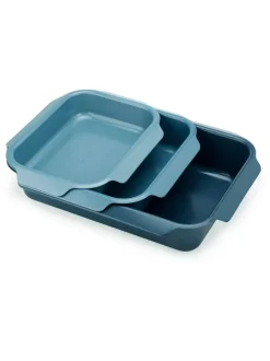 Joseph Joseph Blue Nest™ Oven Non Stick 3 Piece Roasting Tray Set Hot