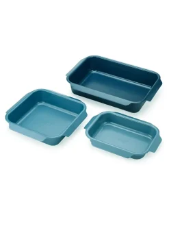 Joseph Joseph Blue Nest™ Oven Non Stick 3 Piece Roasting Tray Set Hot