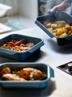 Joseph Joseph Blue Nest™ Oven Non Stick 3 Piece Roasting Tray Set Hot