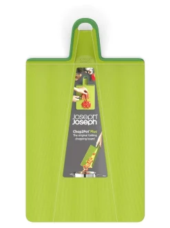 Joseph Joseph Green Chop2Pot Plus Folding Chopping Board New