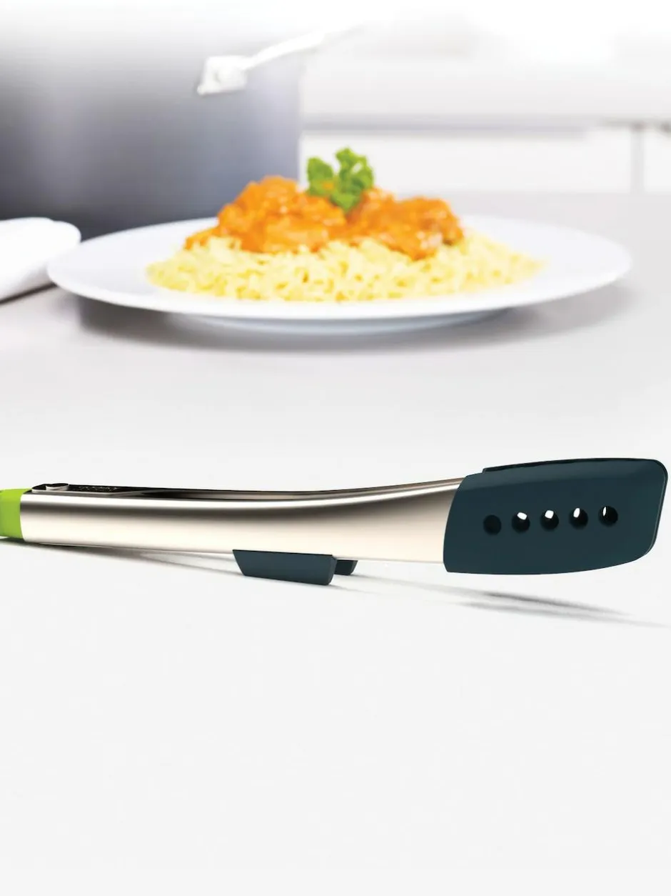 Joseph Joseph Green or Grey Elevate 12" Tongs 10162 Discount