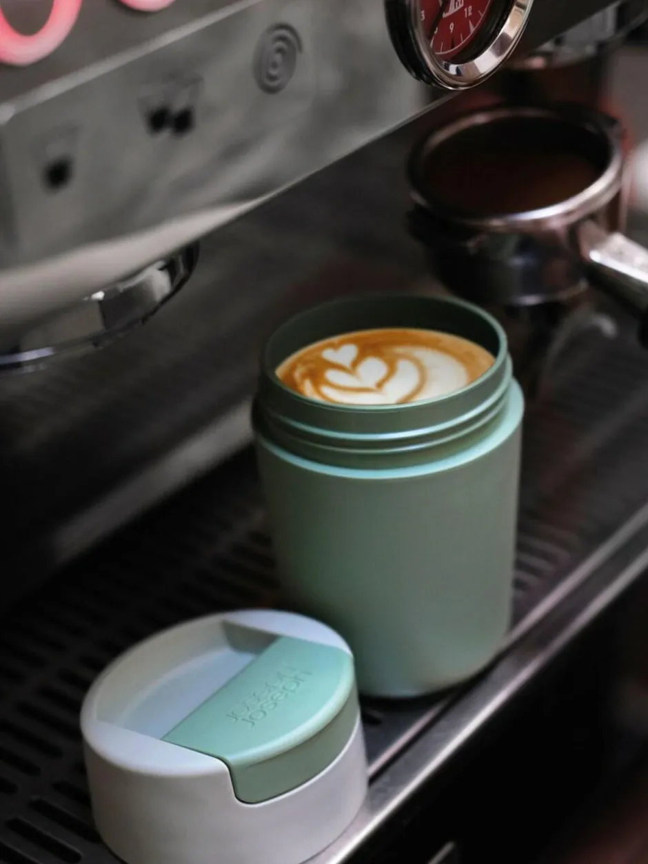 Joseph Joseph Sipp Travel Mug With Hygienic Lid Green Online