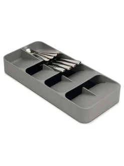 Joseph Joseph Grey DrawerStore Large Compact Cutlery Organiser New