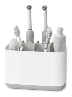 Joseph Joseph Joseph® Joseph Grey EasyStore Large White And Grey Toothbrush Tidy New