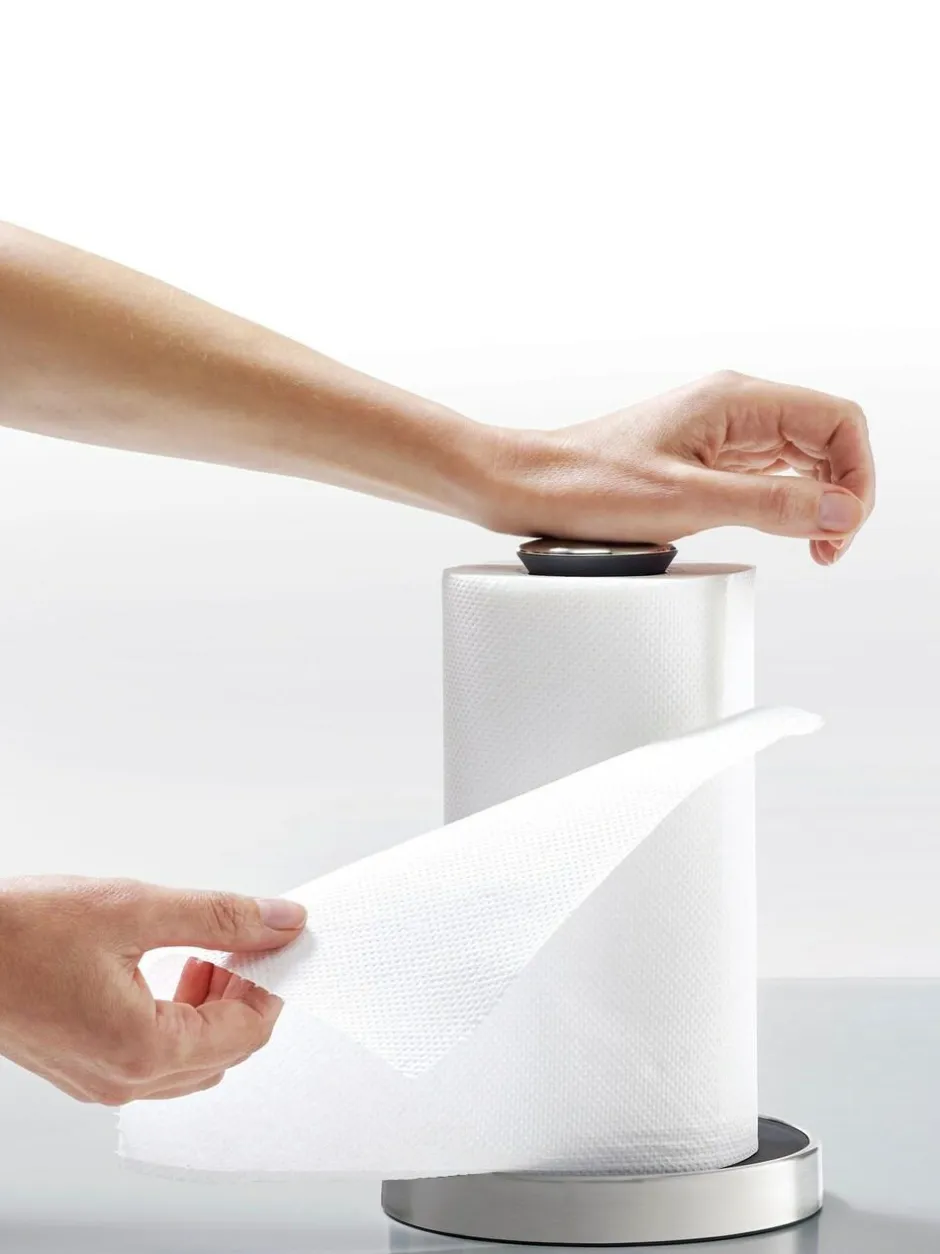 Joseph Joseph Grey Push And Tear Kitchen Roll Holder Discount