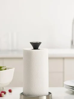 Joseph Joseph Grey Push And Tear Kitchen Roll Holder Discount