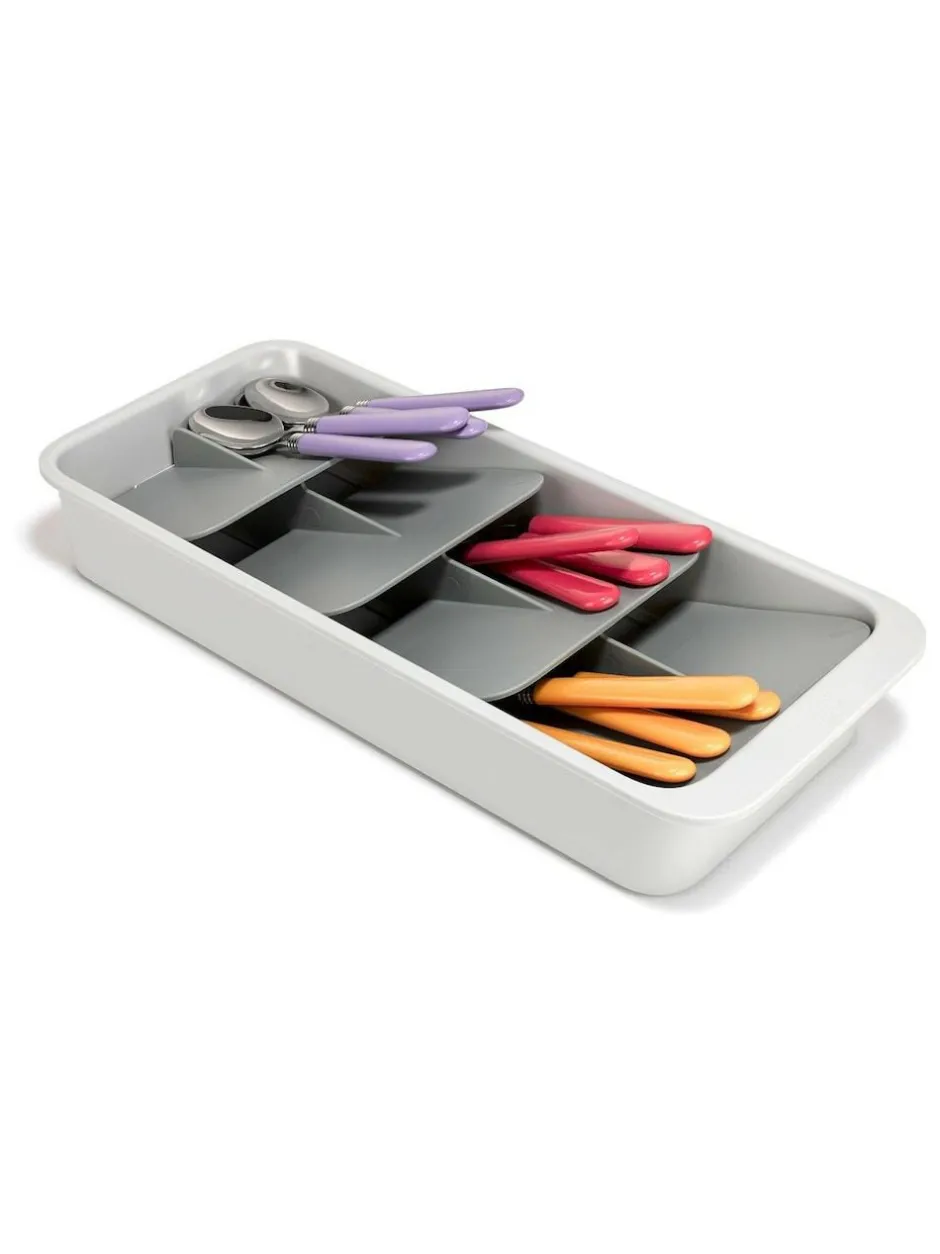 Joseph Joseph Light Stone Large Drawer Store™ Tiered Cutlery Organiser Clearance