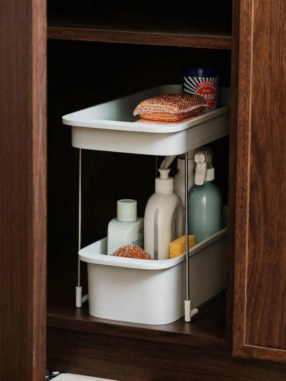 Joseph Joseph Light Stone Cupboard Store™ 2-Tier Storage Caddy Clearance