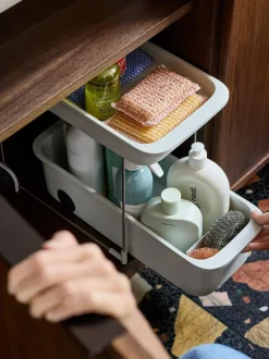 Joseph Joseph Light Stone Cupboard Store™ 2-Tier Storage Caddy Clearance
