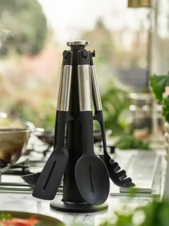 Joseph Joseph Silver Elevate Silicone & Steel Carousel 5pc Set Online