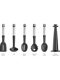 Joseph Joseph Silver Elevate Silicone & Steel Carousel 5pc Set Online