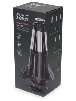 Joseph Joseph Silver Elevate Silicone & Steel Carousel 5pc Set Online