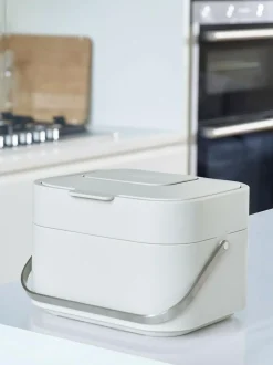 Joseph Joseph Stone Grey Stone Stack 4 Food Waste Caddy Hot