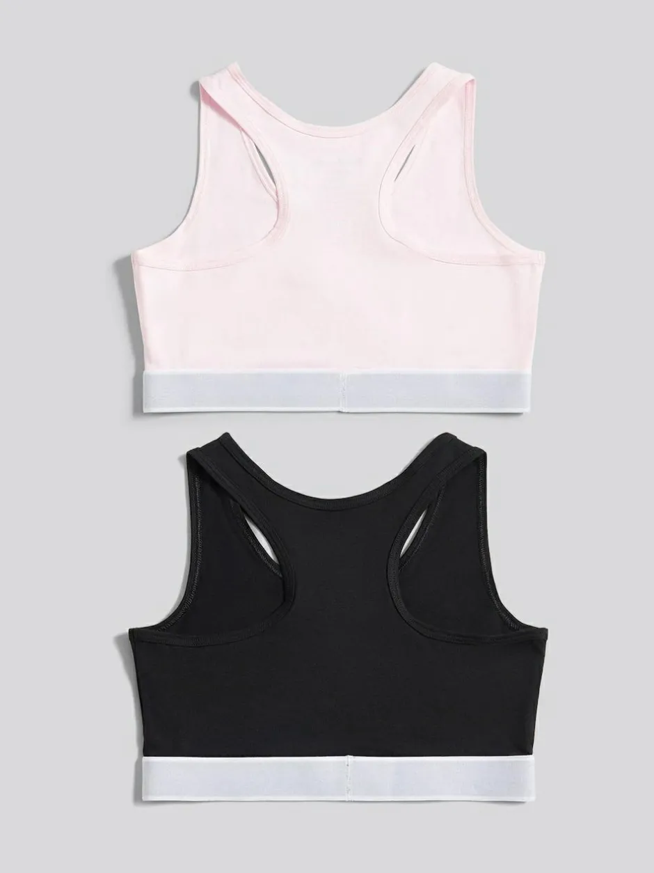 Juicy Couture Juicy Crop Top 2 Pack Hanging Pink Online