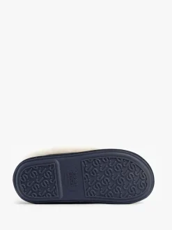 Just Sheepskin Ladies Classic Sheepskin Slipper Blue Sale