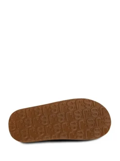 Just Sheepskin Ladies Erin Sheepskin Slippers Brown Discount