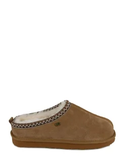 Just Sheepskin Mens Miles Slippers Brown Light