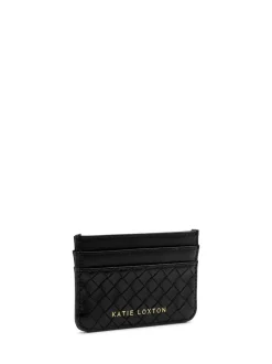 Katie Loxton Nova Woven Texture Card Holder Black Outlet