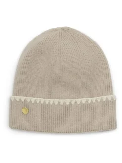 Katie Loxton Natural Whipstitch Knitted Hat