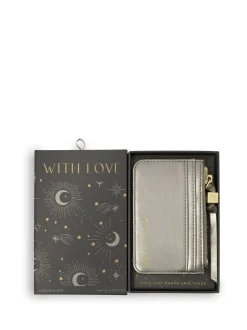Katie Loxton Gift Boxed Cardholder Silver Clearance