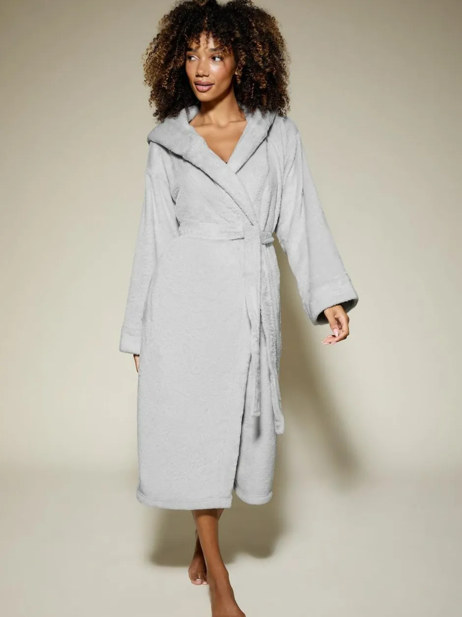 KBX Rosa Fluffy Robe Grey Online
