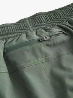 Next 7 Inch Active Gym Sports Shorts Khaki Green Online